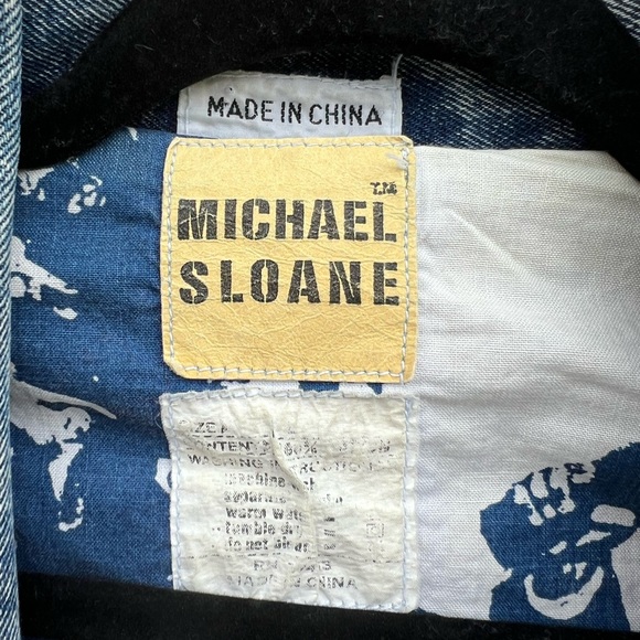 Michael sloane Vintage 90s denim jacket - Picture 7 of 8
